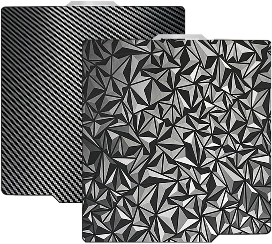 3D Printer PEO PET Build Plate for Bambu-Lab X1/X1C/X1E/P1P/P1S/A1 3D Printer,Peo+Carbon Fiber PET Surface257X257Mm image number 5