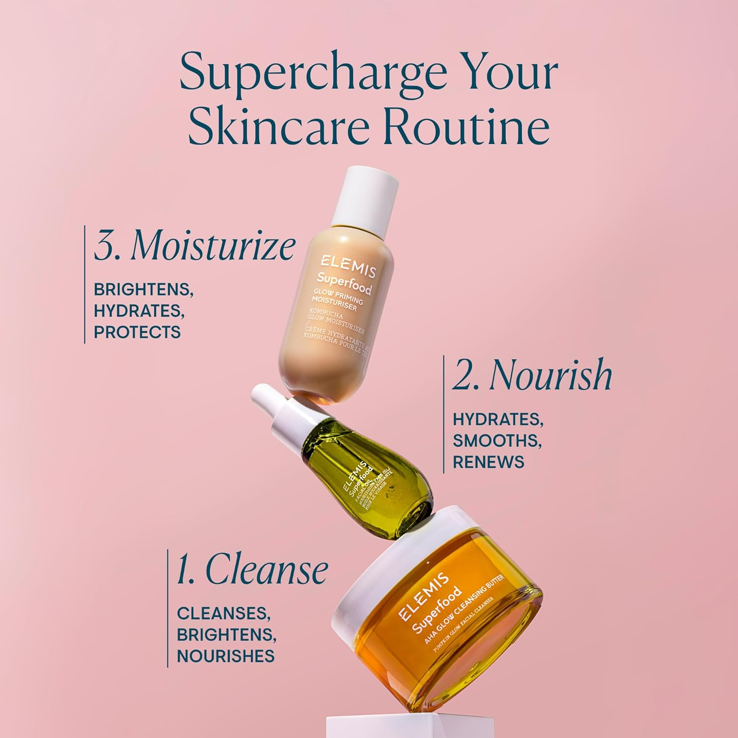 Elemis Superfood AHA Glow Cleansing Butter 90G image number 5