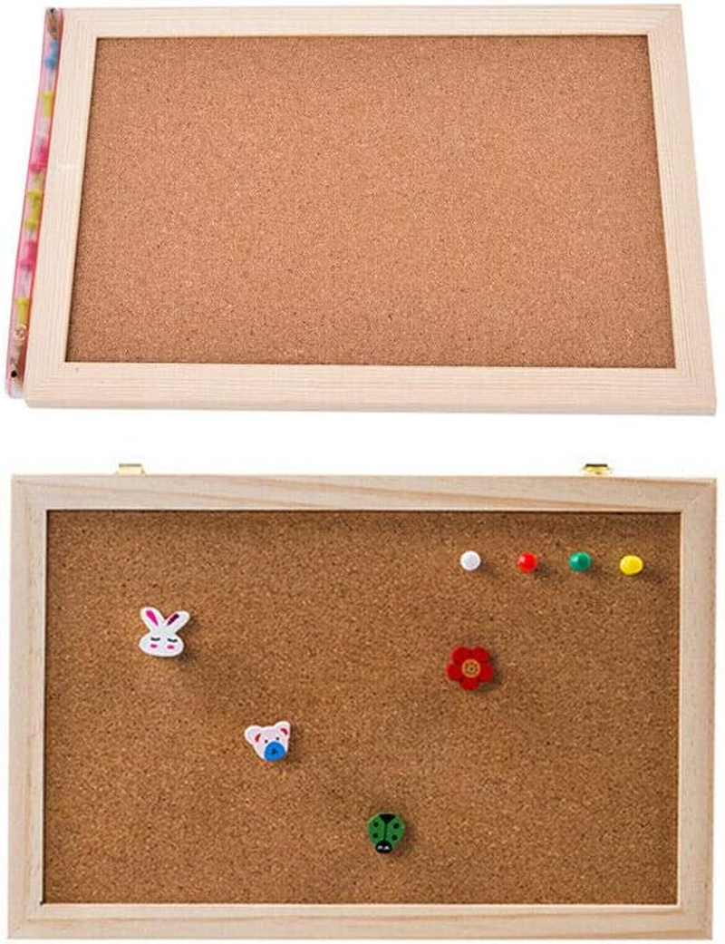 30Cm X 40Cm Cork Pin Message Notice Board Cork Board Pin Bullentin Boards Felt Memo Board for Offices Bedroom Kitchen image number 5