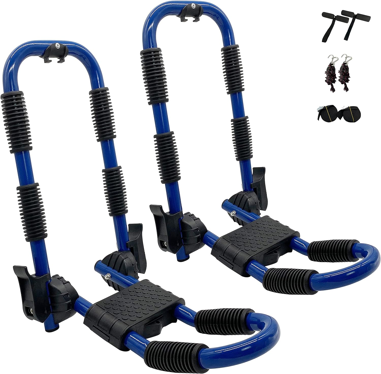 Kayak Roof Rack, J-Style Folding Kayak Racks for Car SUV Roof Rack-Blue