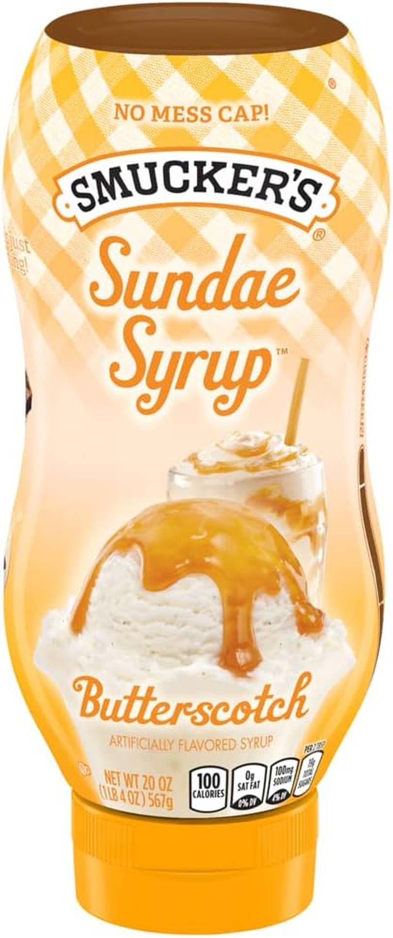 Smucker'S Butterscotch Sundae Syrup (567G)