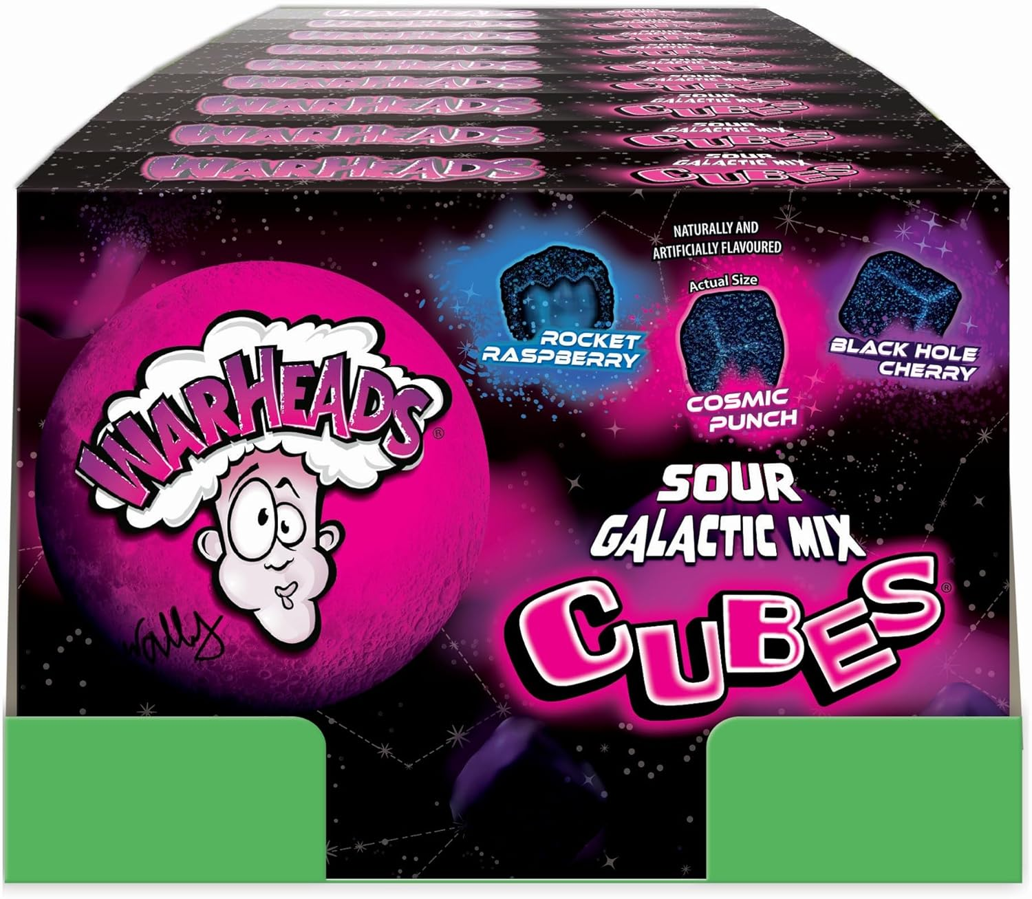 Warheads Galactic Mix Cube Theatre Box 99G image number 3