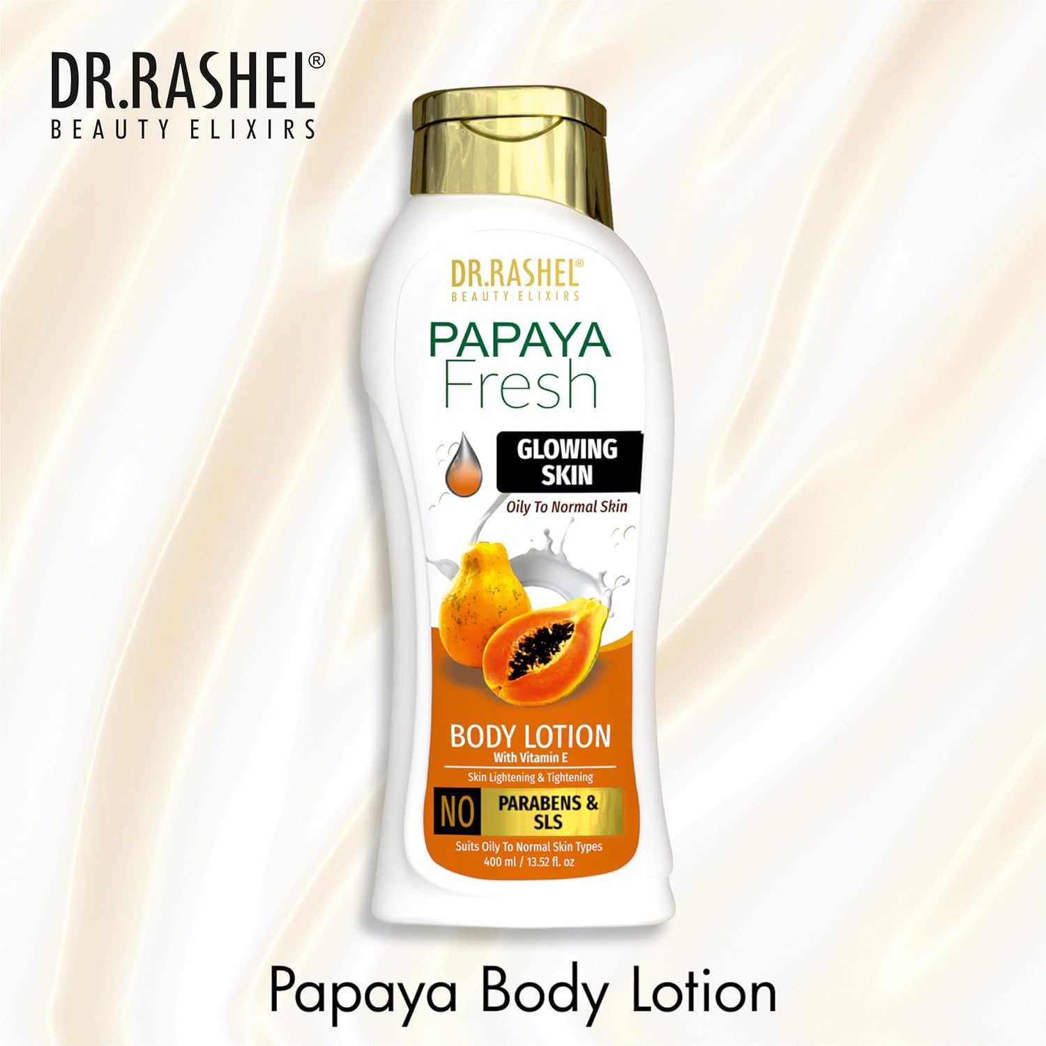 DR.RASHEL Papaya Fresh Body Lotion for Men & Women (400 ML) image number 1