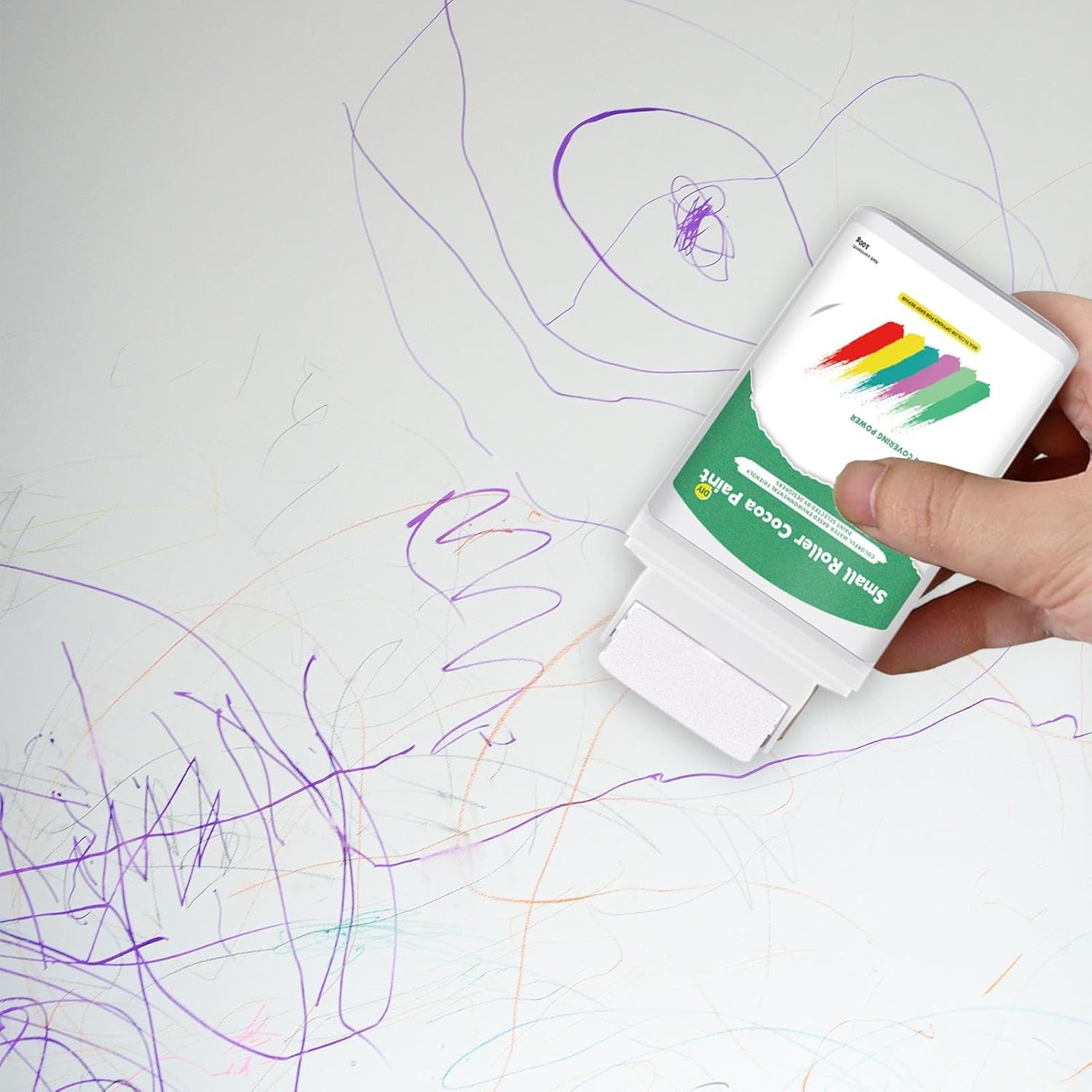 White Touch up Paint for Walls - White Paint for Wall Repair 100G | White Ceiling Paint, Water Based Wall Paint Kit, Touch up Paint image number 5