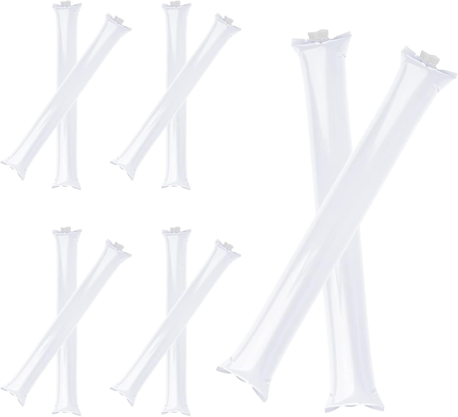 GOGO 50-Pack Bam Bam Thunder Sticks, Cheerleading Outfit, Inflatable Noisemakers