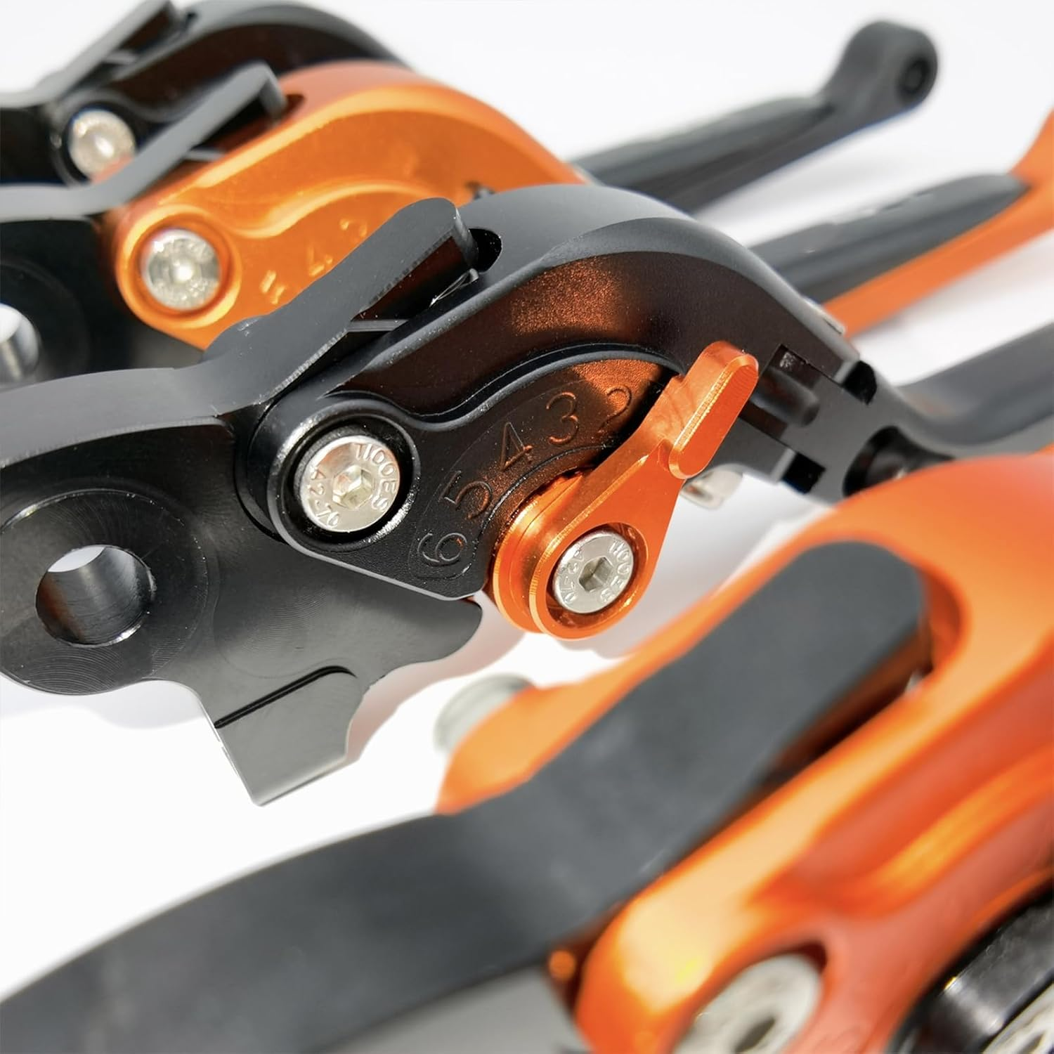 Generic Compatible with KTM Duke 125 200 250 390 RC125 RC200 RC390 Brake Clutch Lever CNC Aluminum Extendable Adjustable Levers Accessories (Black `Black) image number 3