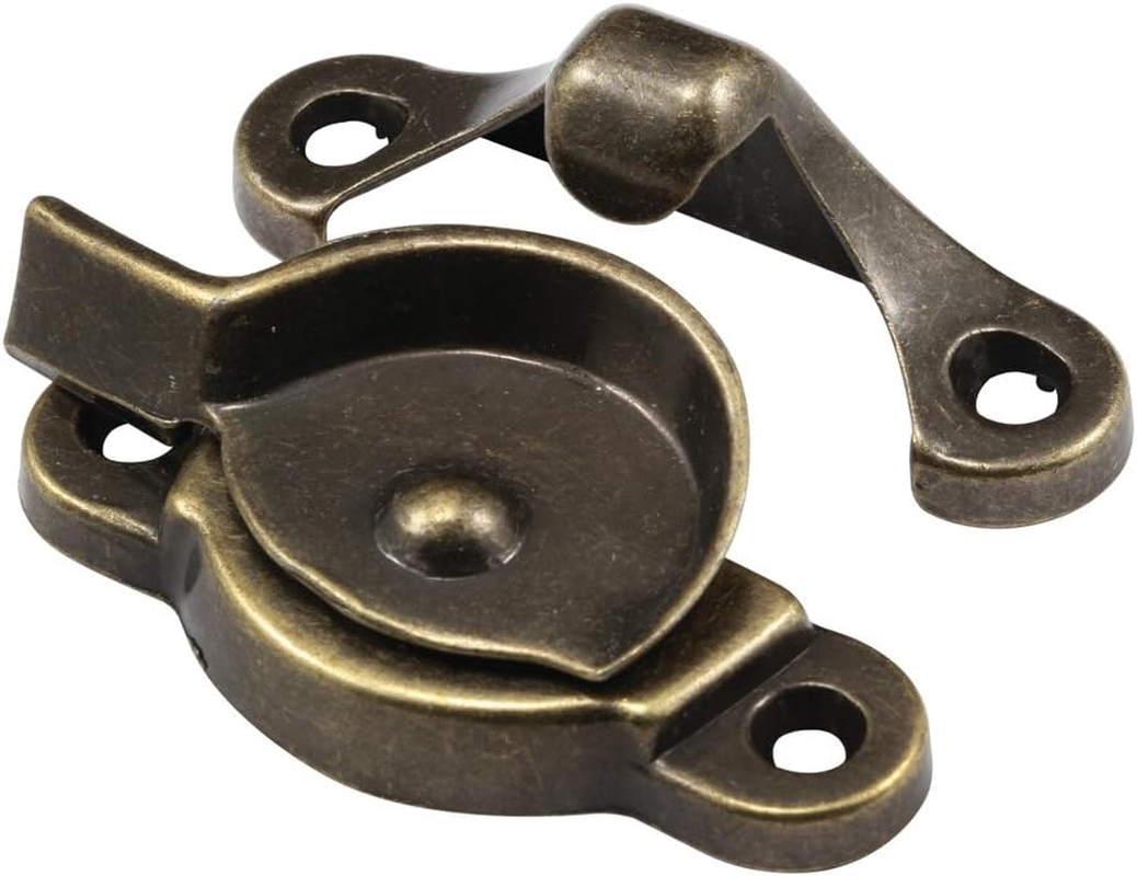 Prime-Line Products F 2653 Window Sash Lock, Spring Cam Action, Antique Brass