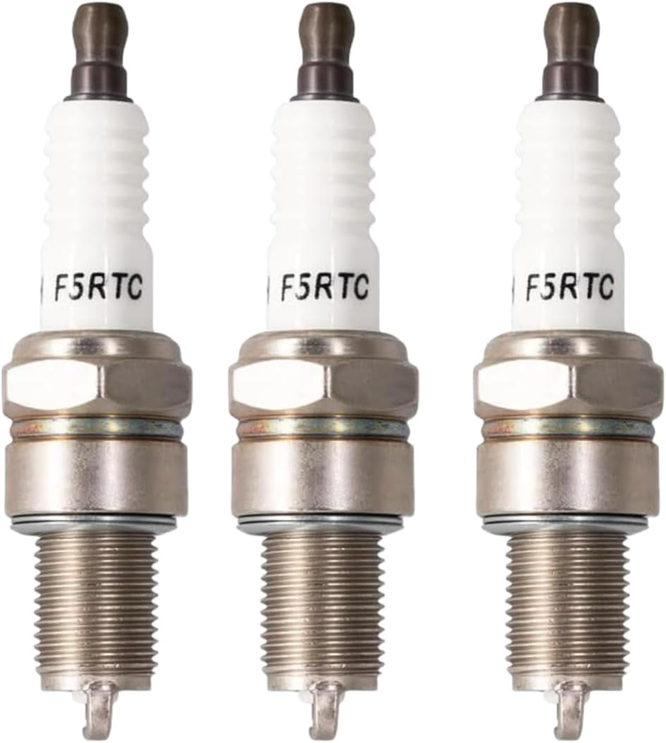 PK3 TORCH F5RTC Spark Plug Replace for NGK 7734/BPR5ES, for Champion 322/RN11YC 404/RN12YC 8405, for Denso 5305/IW16 3256/J16CR-U 3013/W14EXR-U 3021/W16EPR-U 3031/W16EXR-U, for Harley Davidson 5RL,OEM image number 3