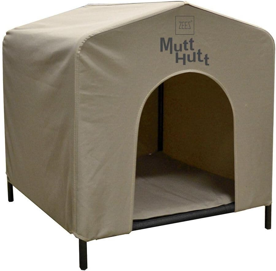 ZEEZ 47-0330 Mutt Hutt Dog House Extra Large (102X84X93Cm), Olive Green, 102X84X93Cm- Extra Large