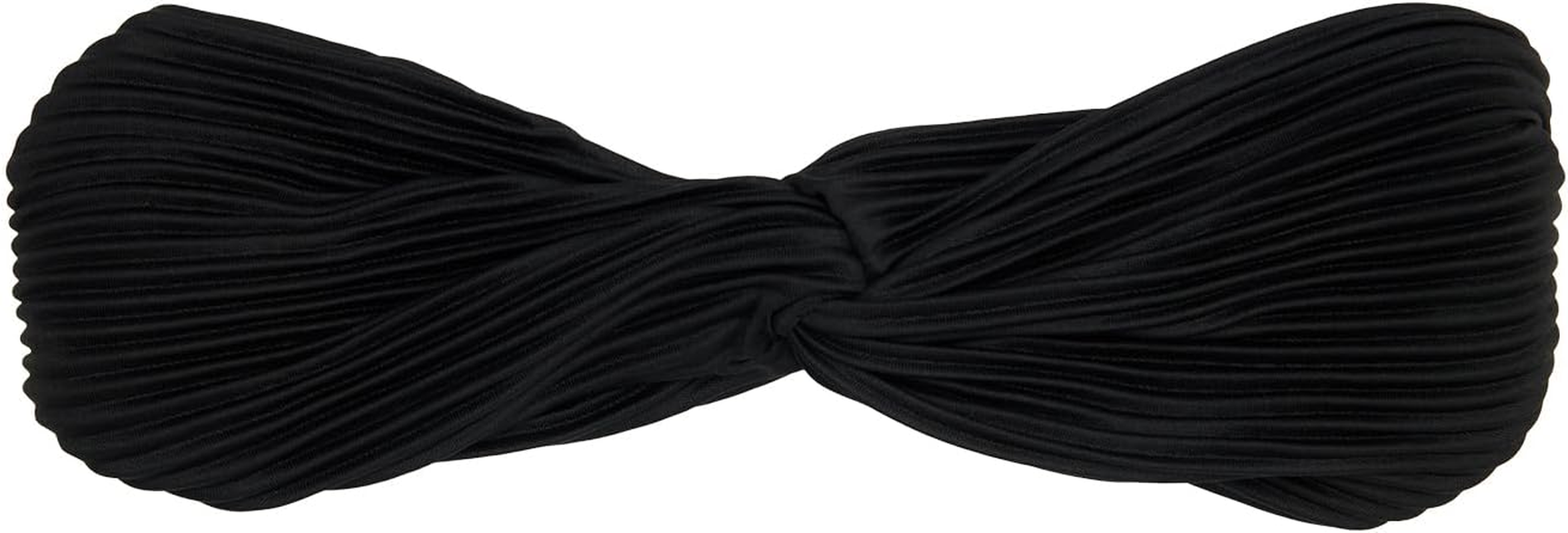 Zenner Black Headband - Recycled Hair Accessory with Twist - Elastic & Lightweight - Comfortable for Everyday Use - Made from Partially Recycled Material image number 4