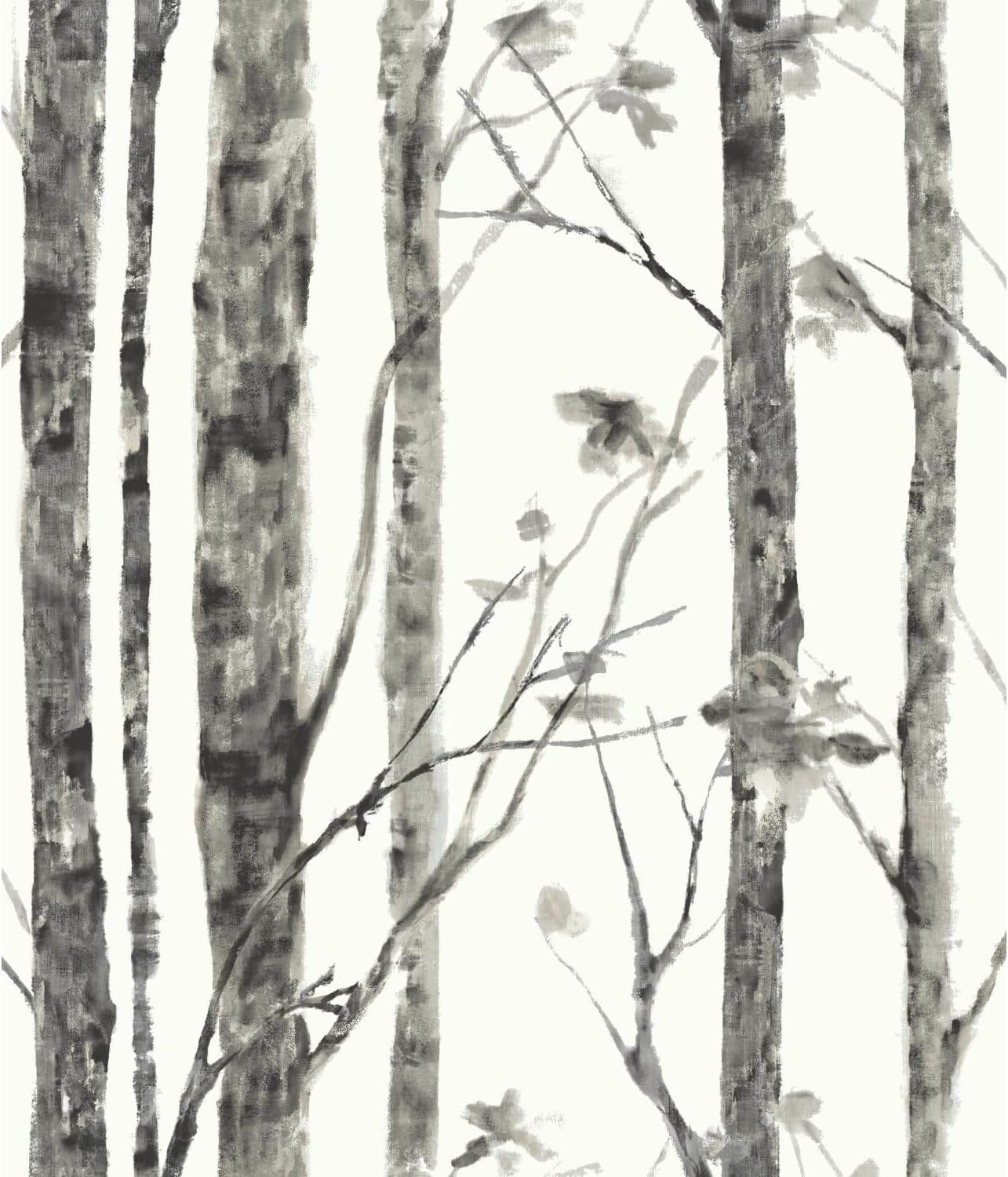 Roommates Birch Trees Peel and Stick Wallpaper
