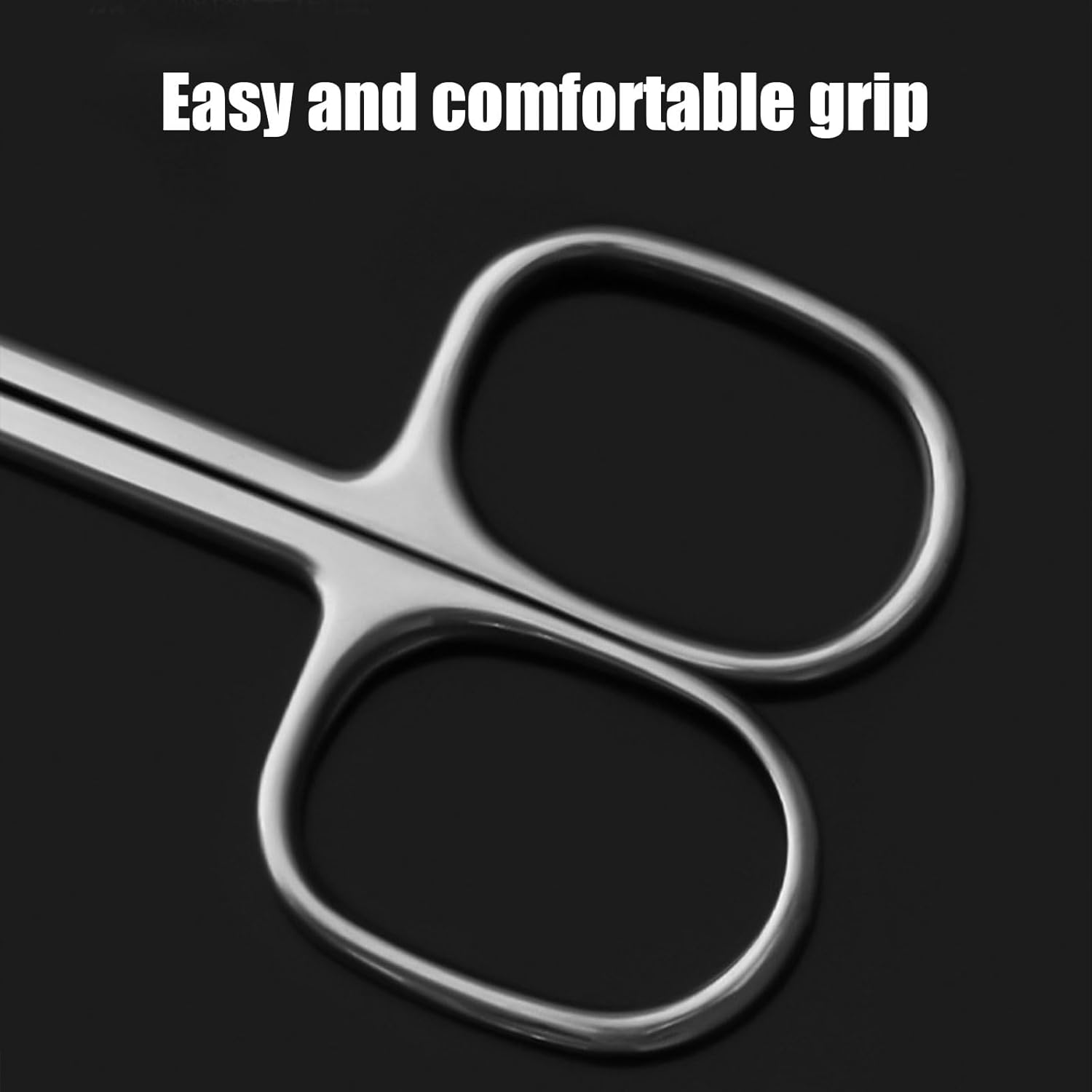 RIBHNXHI Cuticle Scissors Extra Fine for Women and Men, Curved Stainless Steel with Precise Pointed Tip for Manicure Pedicure Nail Eyebrow Eyelash Grooming 3.7 Inch image number 3