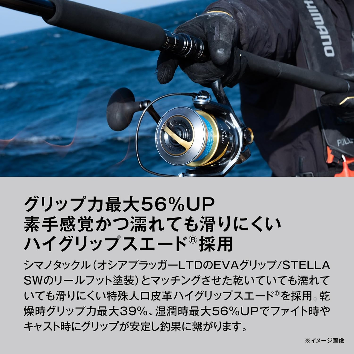 Shimano 05 Oshia Casting Pro Glove GL-062Y Othia Navy M, Osia Navy, M image number 6