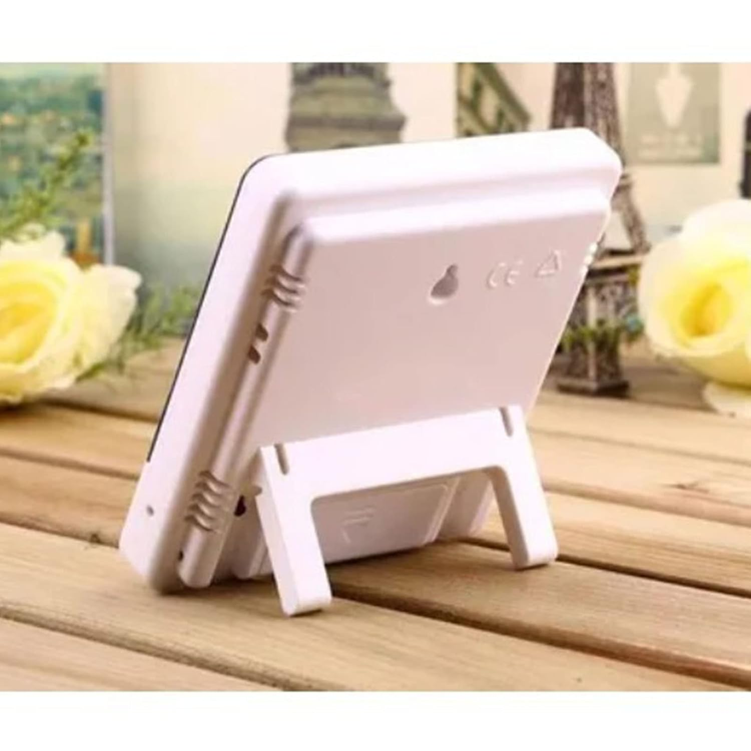 Zerodis Digital Thermometer Hygrometer with Clock Alarm, Large LCD Display, Portable Design, Simultaneous Measurement for Laboratories, Cold Chain Transportation, Storage, Easy to Read image number 3