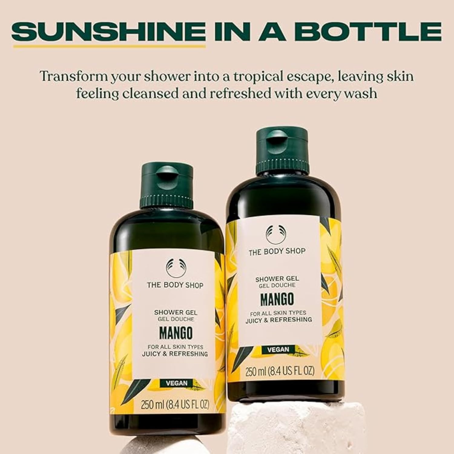 The Body Shop Mango Shower Gel | 250Ml | Hydrating Body Wash for Women and Men | Suitable for All Skin Types | 92% Ingredients of Natural Origin | Cruelty Free & Vegan | Dermatologically Tested image number 1