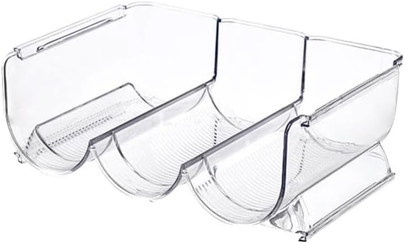 AIMALL Fridge Organiser Wine Beer Stacking Bottle Rack Kitchen Space Saving Can Holder, Durable PET Material - Fits 1/2/3 Bottles image number 4