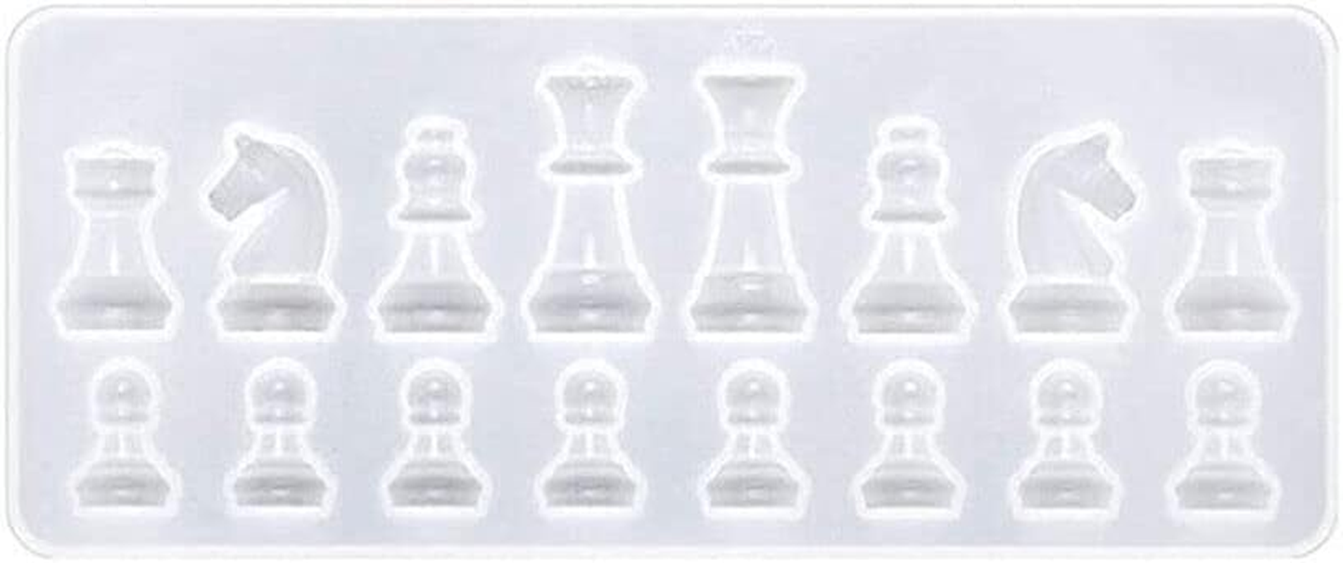 Silicone International Chess Mold Resin Chessboard Epoxy Casting Moulds AU image number 1