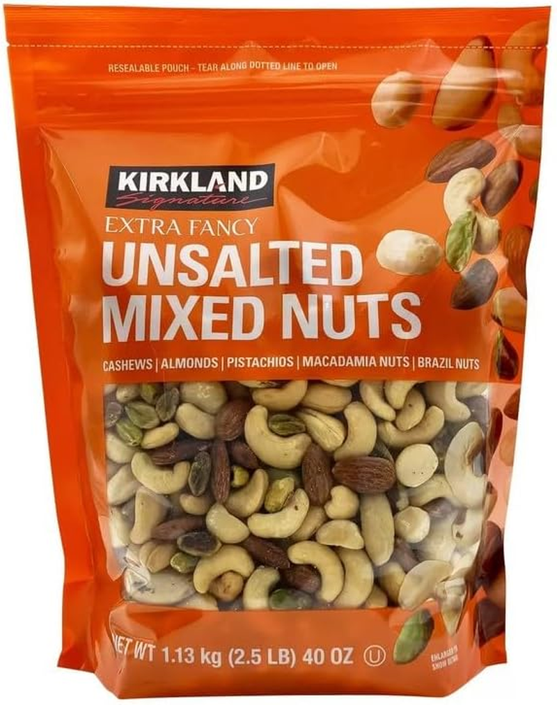 Kirkland Signature Unsalted Mixed Nuts 1.13Kg image number 1