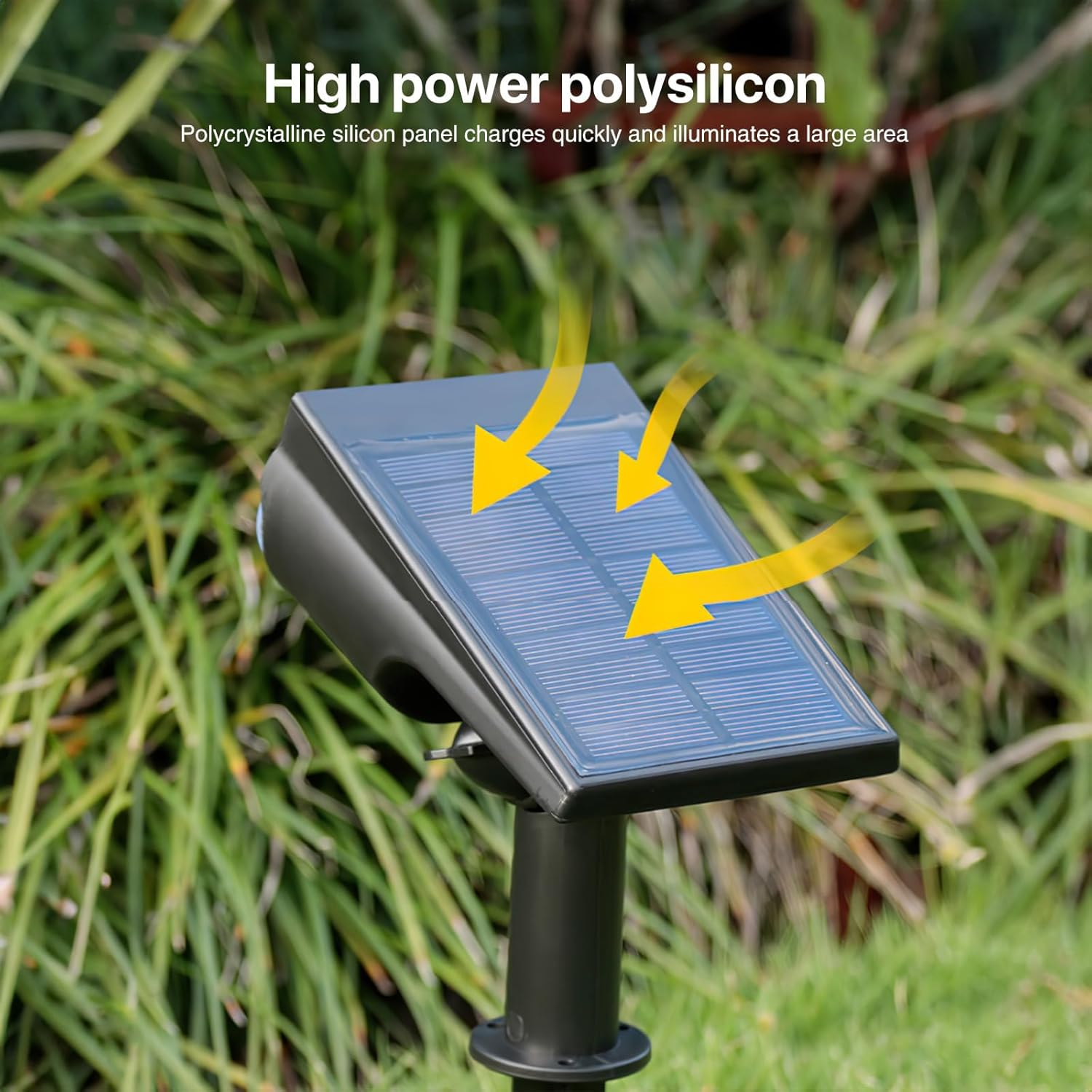 Harloon Solar Lights Outdoor Garden, Solar Garden Lights LED Solar Landscape Spotlights, IP65 Waterproof Solar Spot Lights Outdoor, Garden Spot Lights for Yard Driveway Walkway Patio Pathway