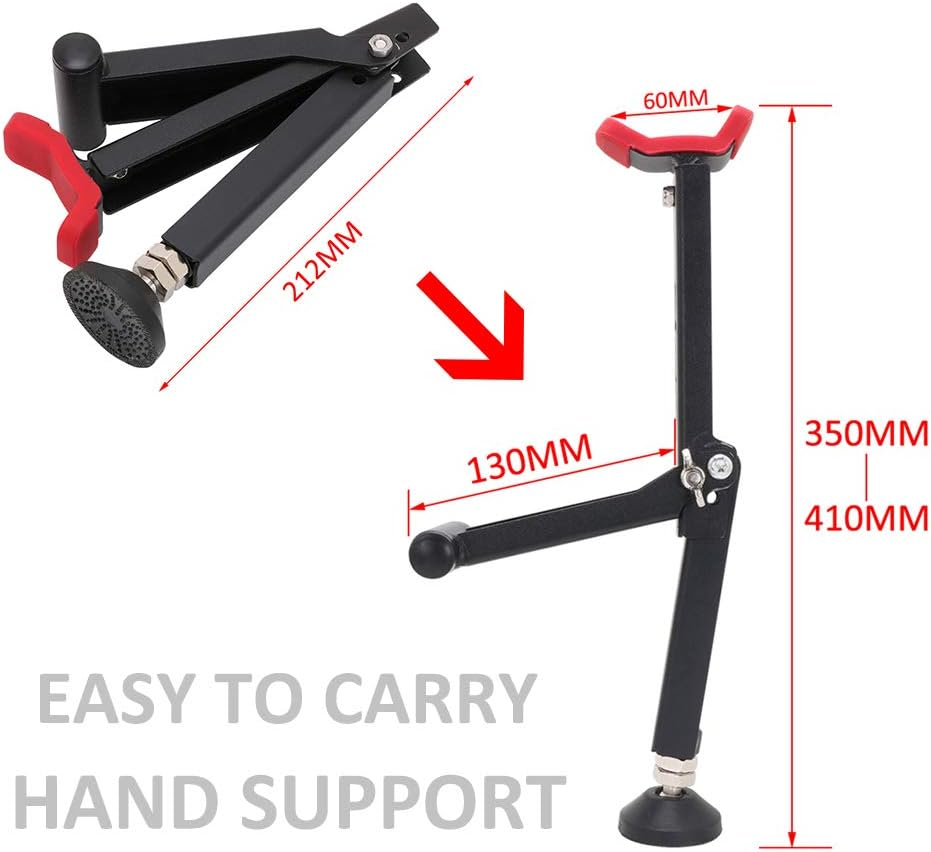 Motorcycle Rear and Front Wheel Lift Stand Trail Stand Easy and Portable-Second Generation for Most Motorcycle Wheels image number 1
