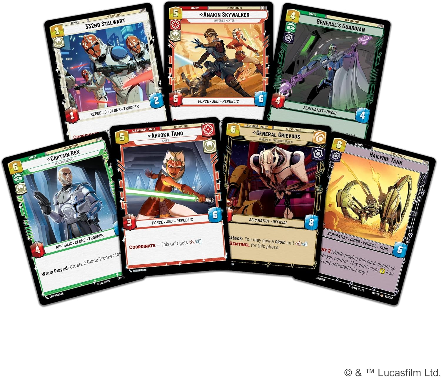 Fantasy Flight Games | Star Wars: Unlimited TCG Twilight of the Republic Starter Set - Master the Clone Wars! Trading Card Game for Kids and Adults, Ages 12+, 2 Players, 20 Min Playtime image number 1