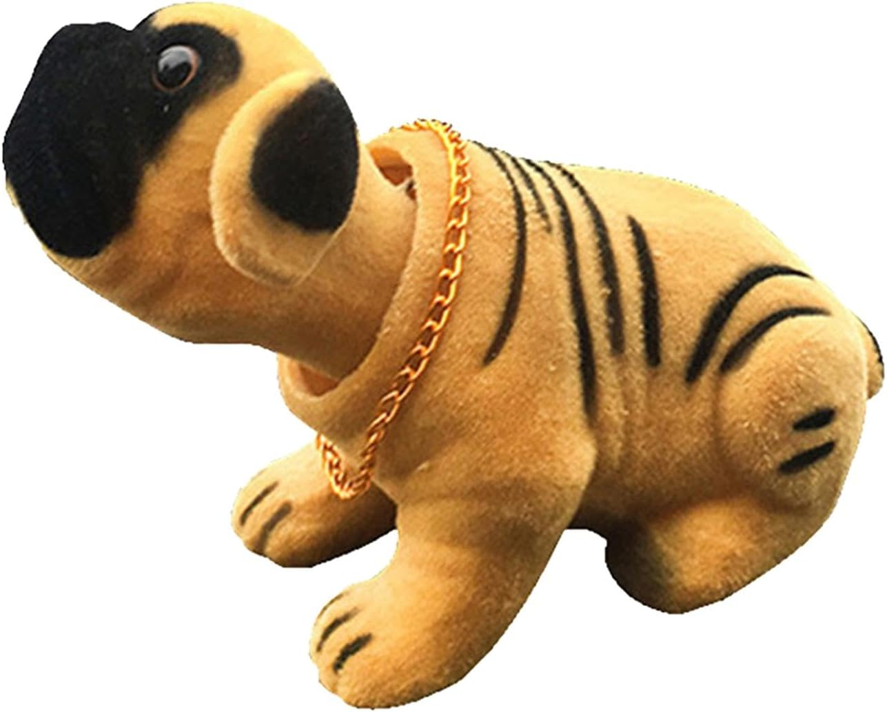 Car Nodding Dog- Nodding Dog for Car Dashboard | Resin Dog Dashboard Crafts, Bobblehead Nodding Dog, Resin Miniature Dog Ornament, Simulated Shaking Puppy Statues Flocking for Car Dashboard Household