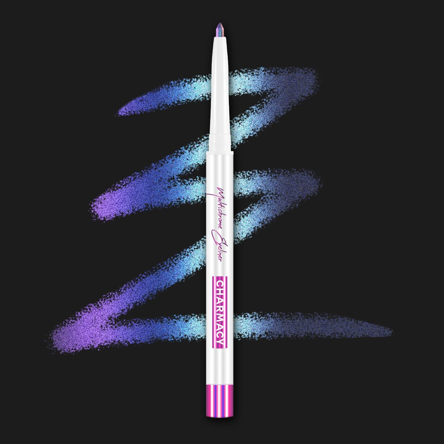 CHARMACY Chameleon Eyeliner Gel Pen, Color Changing Eyeliner, Long-Lasting, Waterproof & Smudge-Proof Formula, Metallic & Shimmer Shades for Creative Makeup, Easy Application #04