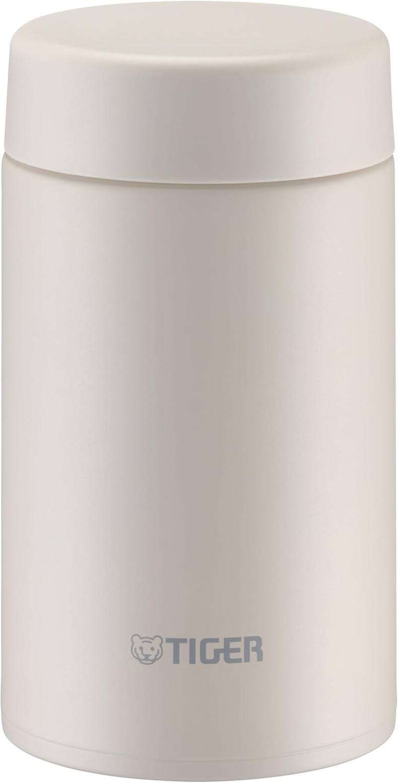 Tiger Thermos Vacuum Insulated Food Jar 16.9 Fl Oz (500 Ml), Thermal Bento Box, Dishwasher and Dryer Safe, Wide Mouth, round Bottom, Eagle White MKL-W050WK