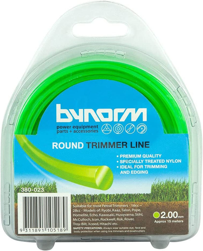 380-601 round Trimmer Line, 2 Mm Diameter, Green
