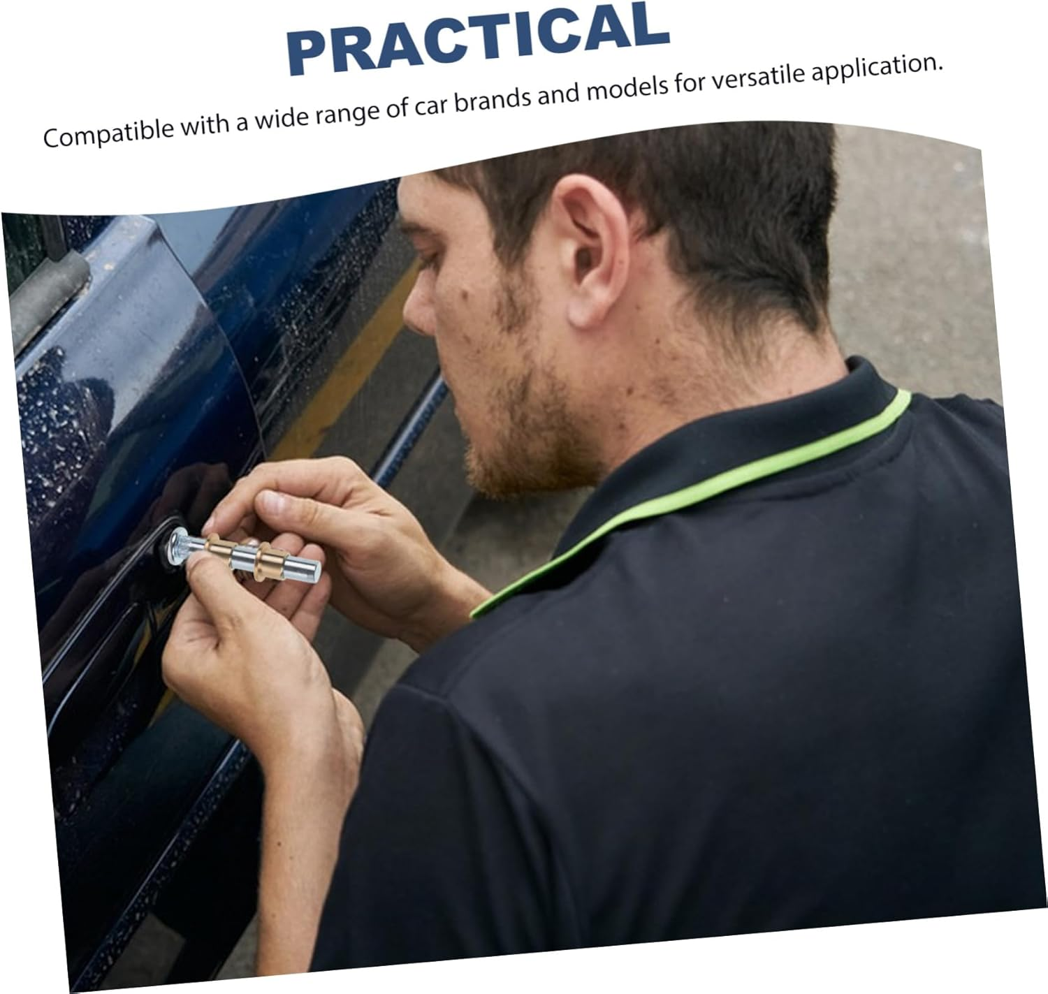 SOESFOUFU 1Set Car Door Hinge Repair Kit Automotive Door Hinge Bushing Tool for Car Models Easy Installation Saving for Vehicle Maintenance image number 2