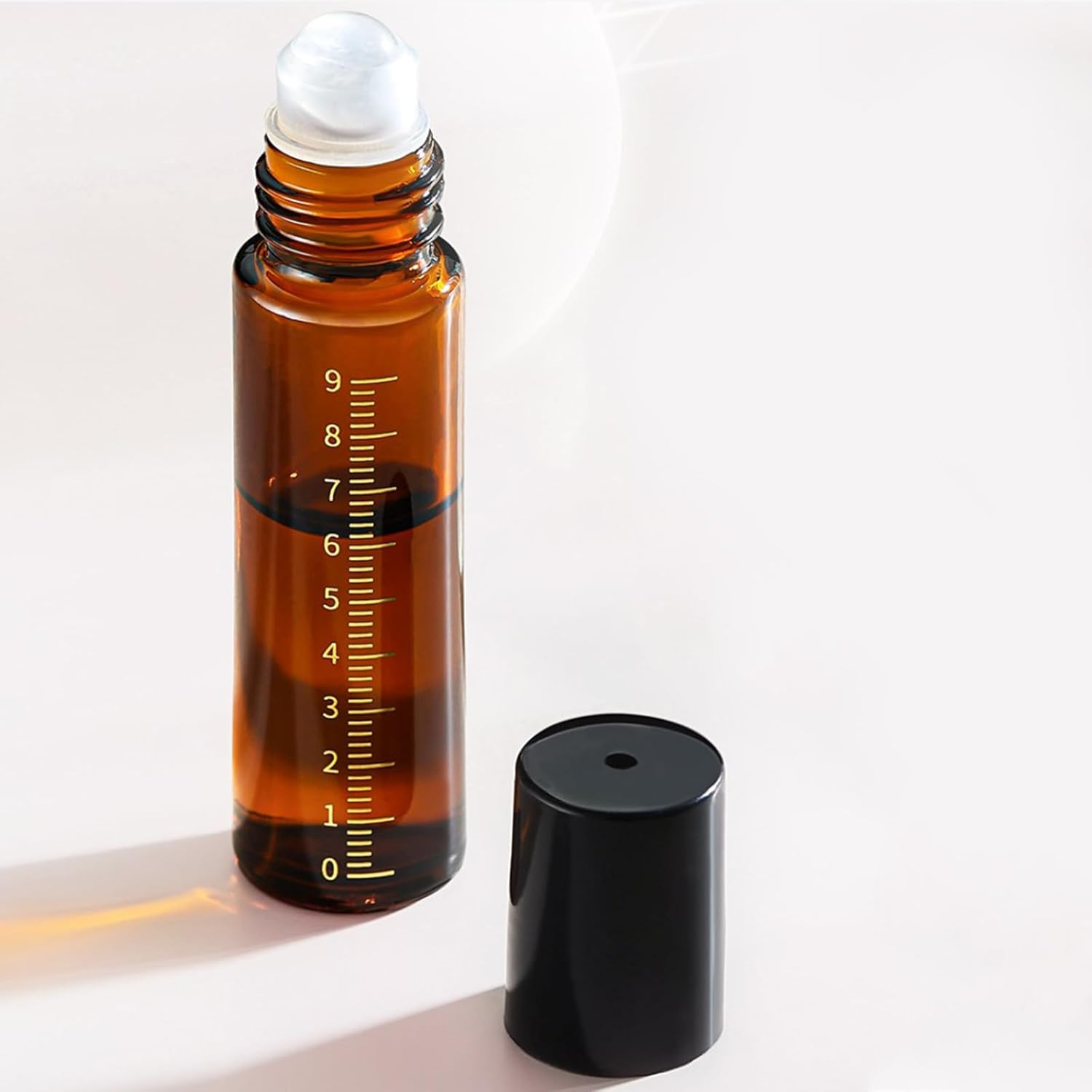 Refillable Perfume Bottle Dropper Bottle Leak Proof Essential Oil Bottle Glass Roll Bottle Essential Oil Bottle image number 1