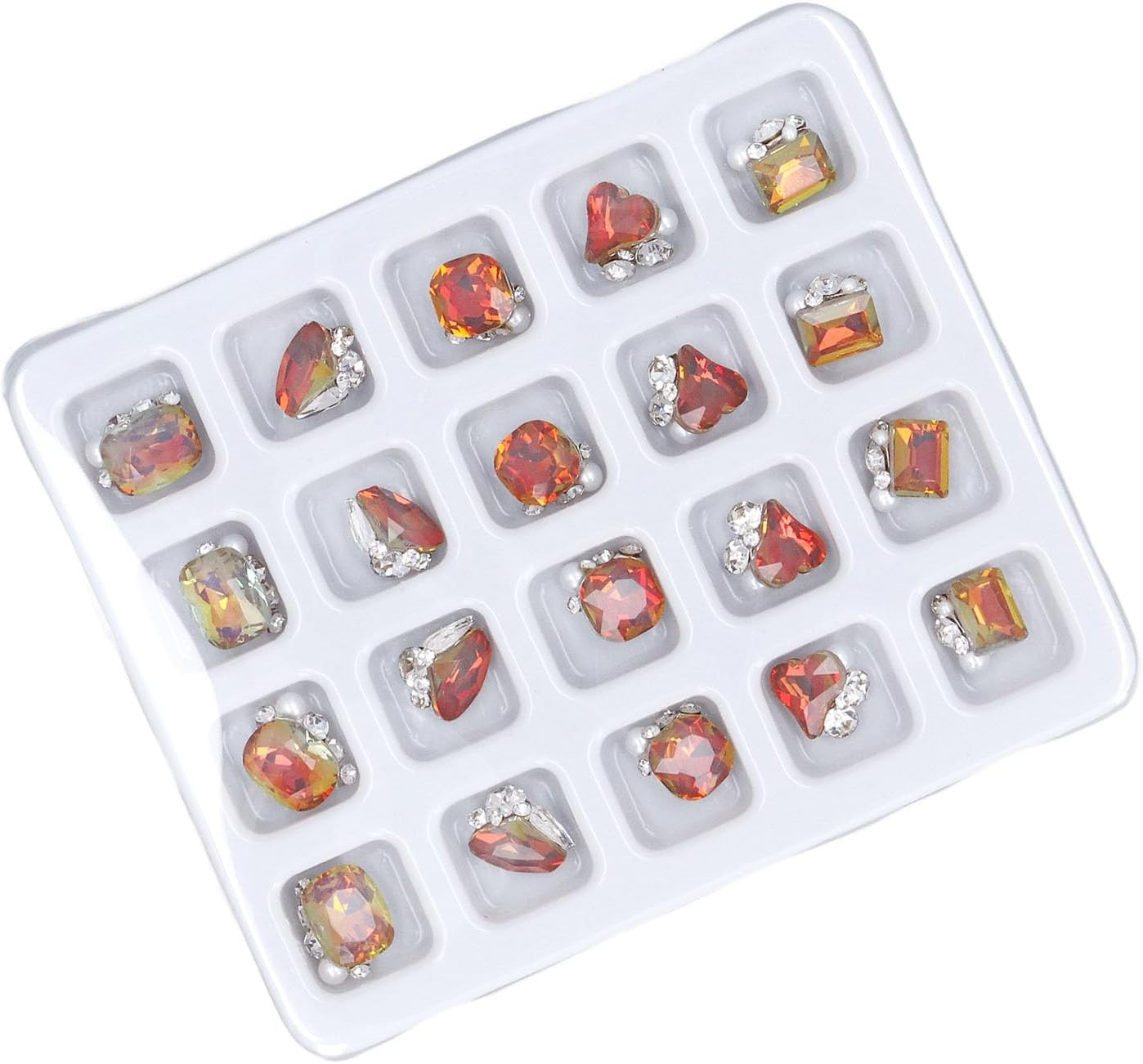 Crystal Rhinestone Nail Art Accessories Shiny Decor Set for Beauty Salon (04) image number 3