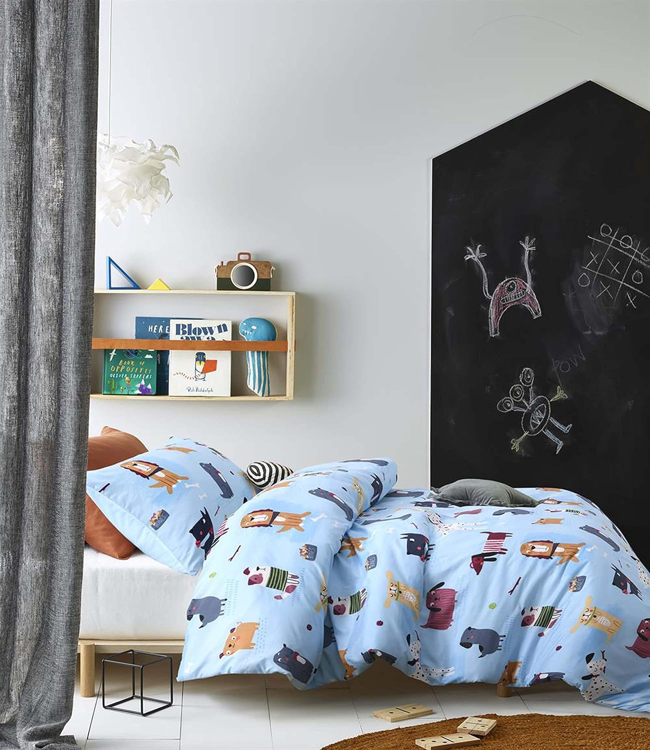 Woof Glow in the Dark Quilt Cover Set - Single Bed image number 2