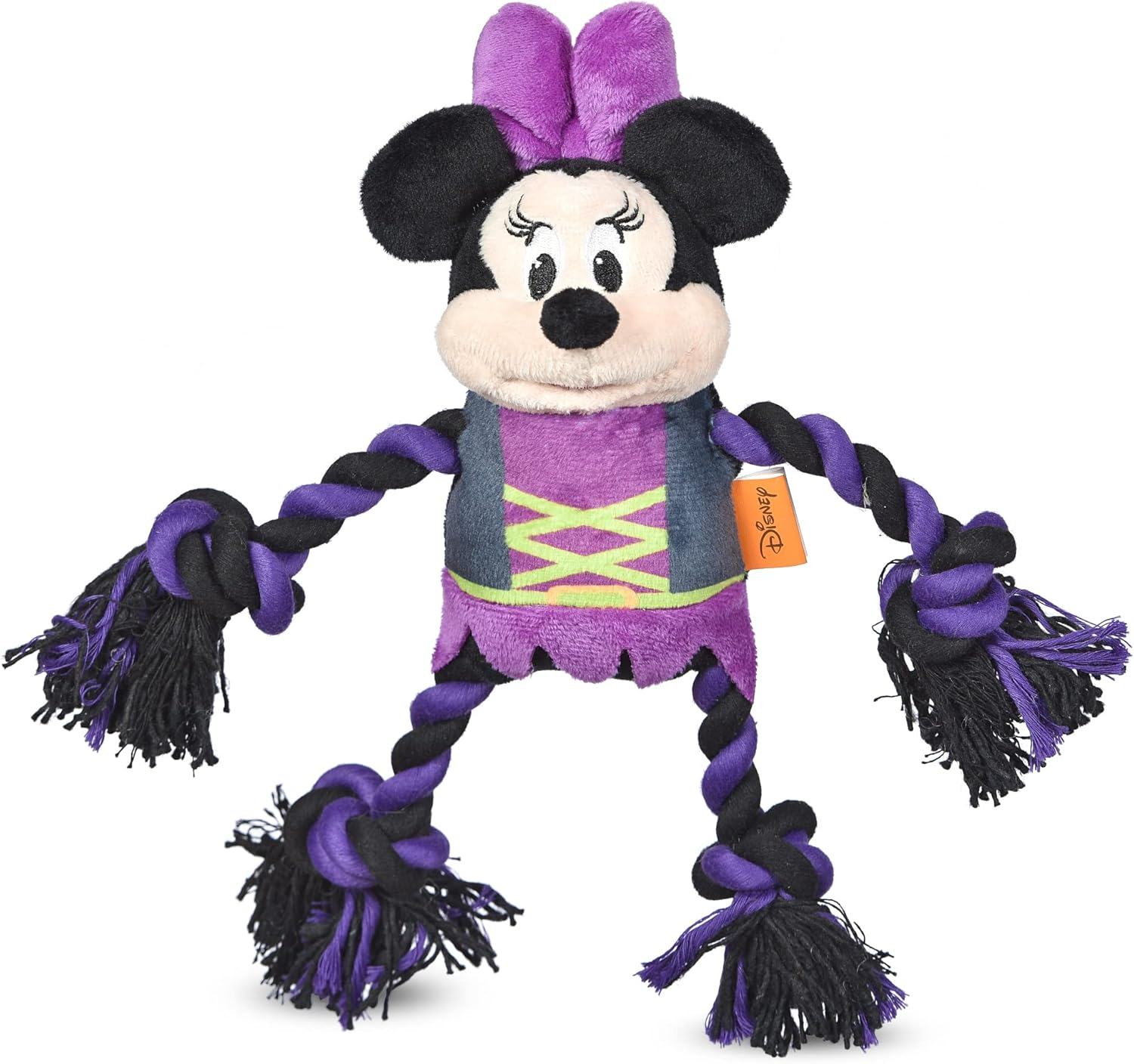 Disney for Pets Mickey and Friends Minnie Mouse 12" Rope Toy for Dogs | Minnie Mouse Dog Toy | Disney Toys for All Dogs, Official Dog Toy Product of Disney for Pets image number 7
