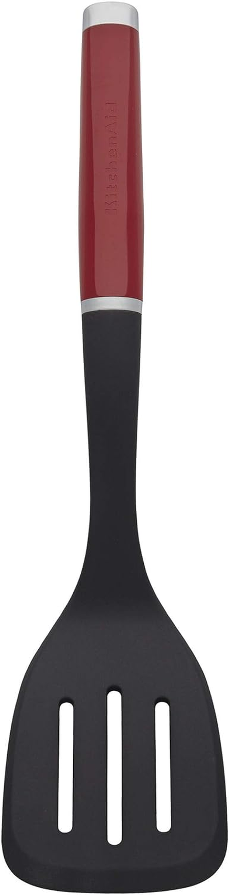 Kitchenaid Classic Slotted Turner - Nylon, Empire Red, Heat Resistant to 450&deg;F (232&deg;C) | Lightweight and Stain-Resistant | Lifetime Limited Warranty | Perfect for Flipping, Stirring, and Draining image number 3