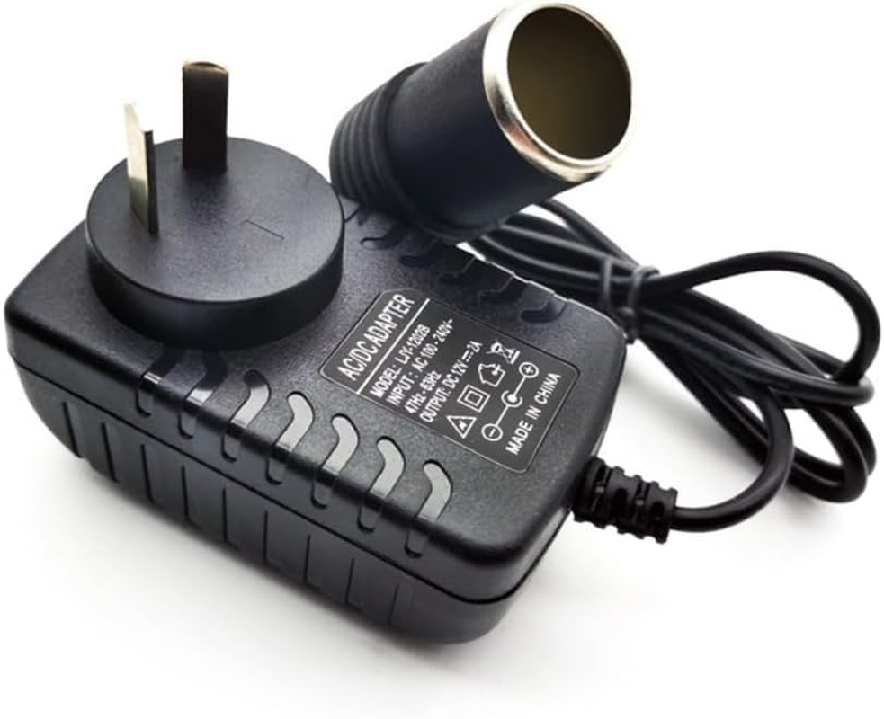 Car Cigarette Lighter Power Converter 2A 24W Car Cigarette Lighter Socket 110-240V to 12V AC/DC Power Adapter image number 1