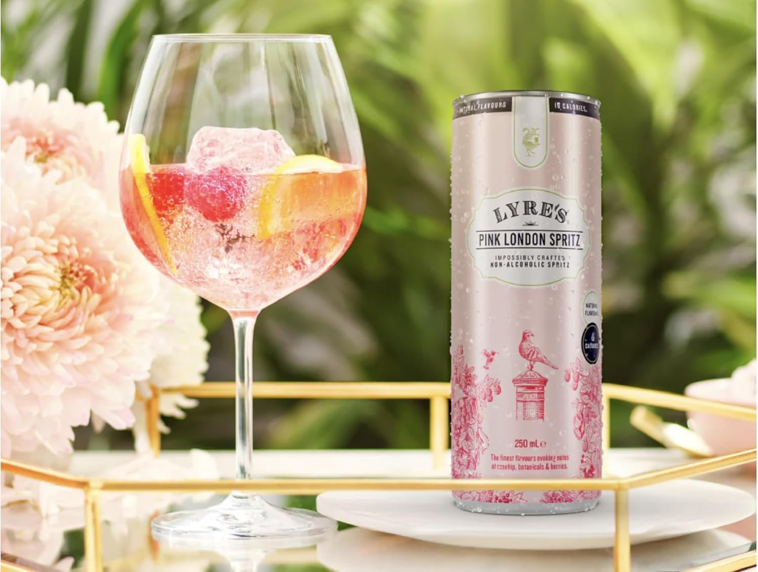 Lyre'S Non-Alcoholic Pink Spritz Ready to Drink, Case of 24 image number 6