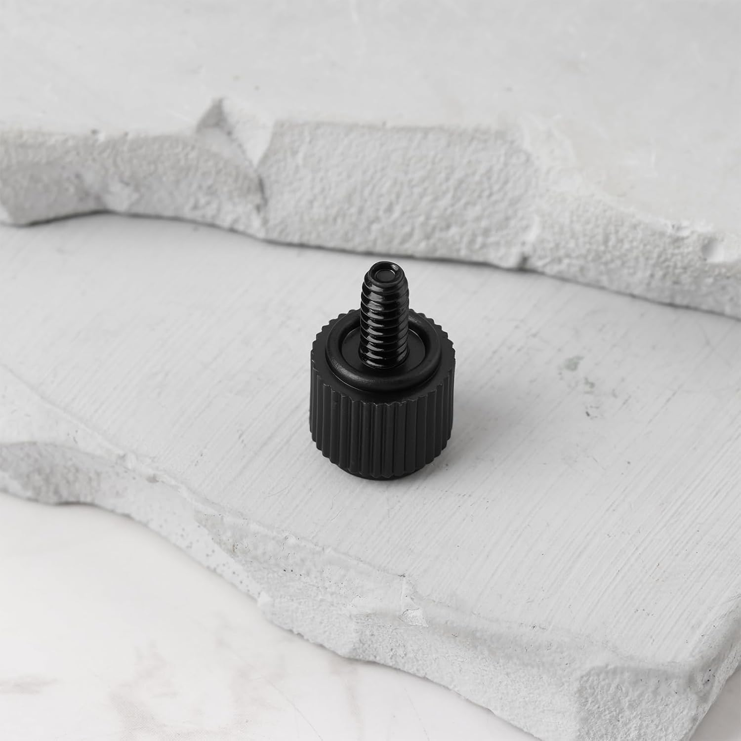 50Pcs 6-32 PC Computer Case Thumb Screws 6X7X10Mm for Computers of Various Brands 6X7X10Mm Black image number 2