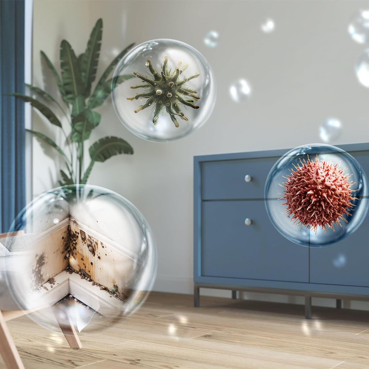 Philips Air Dehumidifier Series 3000 &ndash; Powerful Moisture Control for a Healthier Home, XL 4L Tank, Aromatherapy & Laundry Mode, Touchscreen, Ideal for Large Rooms up to 150M&sup3; (DE3306/71)