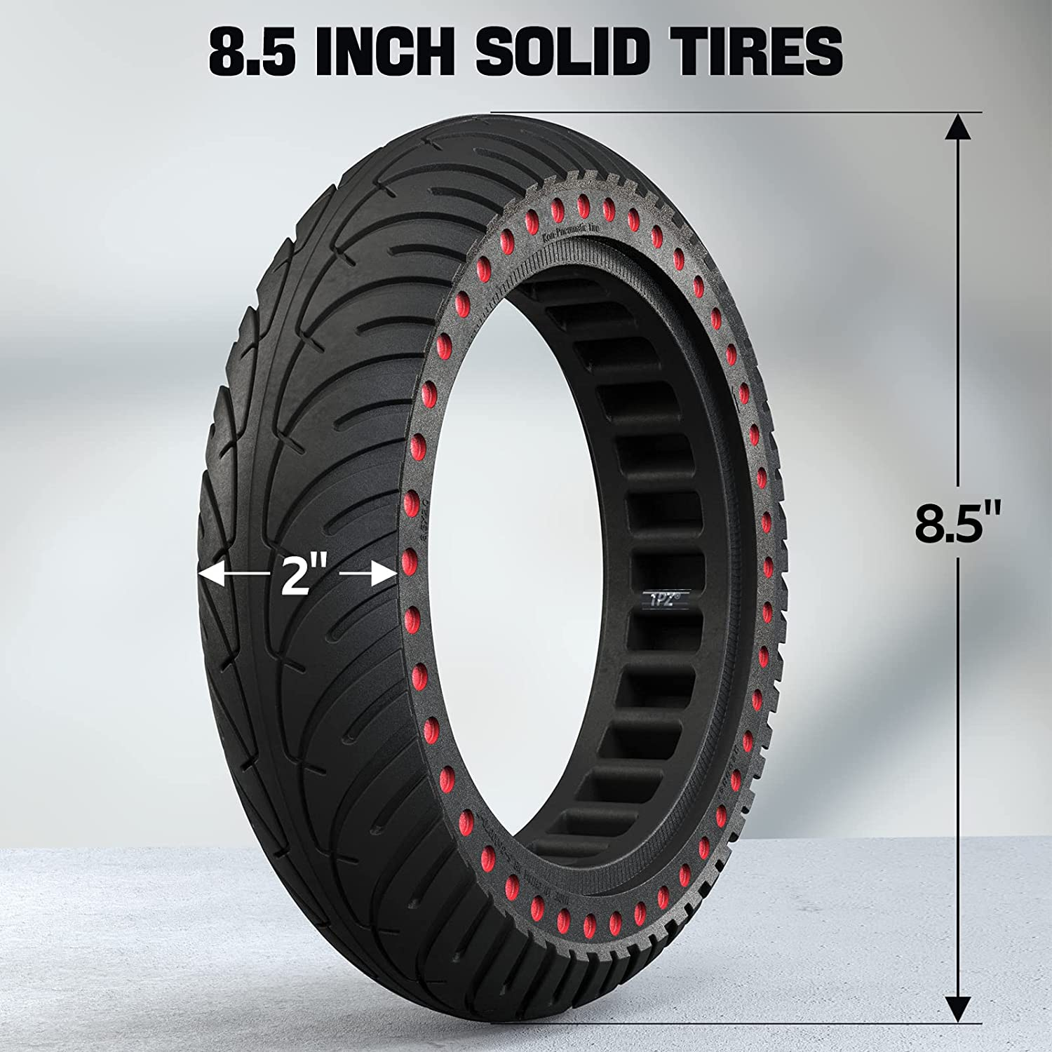 1PZ TR1-R85 8.5 Inch Solid Tires Wheel'S with 1 Installation Tools Replacement for Xiaomi Mijia M365 Gotrax GXL XR V2 Electric Scooter image number 2