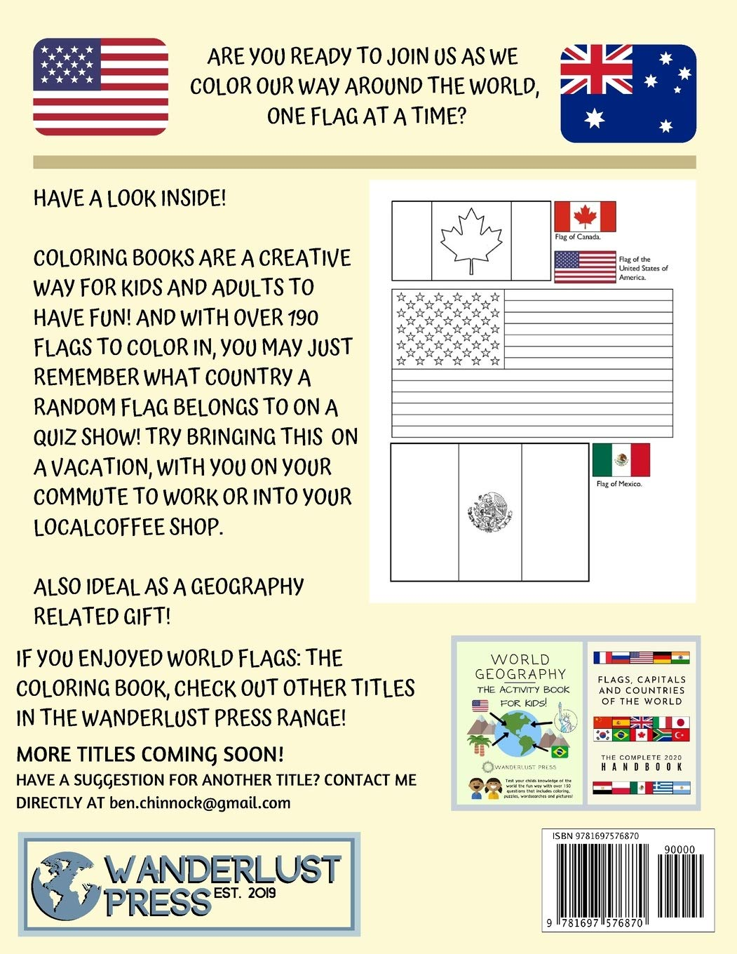 World Flags: the Coloring Book: a Great Geography Gift for Kids and Adults: Color in Flags for All Countries of the World with Color Guides to Help. ... Creativity, Stress Relief and General Fun.
