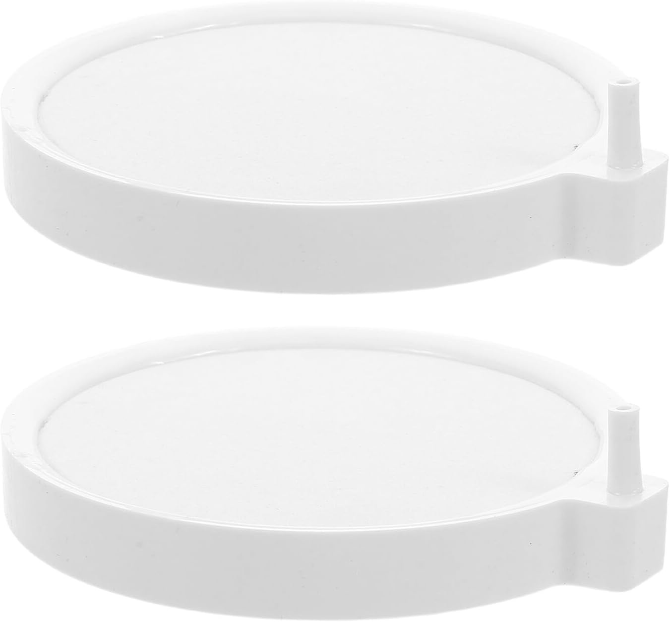 FUTUREORYY 2Pcs Air Stone Aquarium Bubble Diffuser with round Base Bubbler Disc for Fish Tanks Fine Bubble Production Wear-Resistant Material Easy Installation for Aquatic Use image number 2