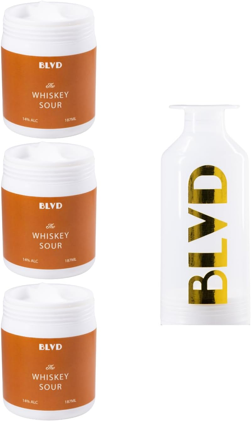 BLVD Whiskey Sour 3 Pack with Cocktail Shaker image number 3