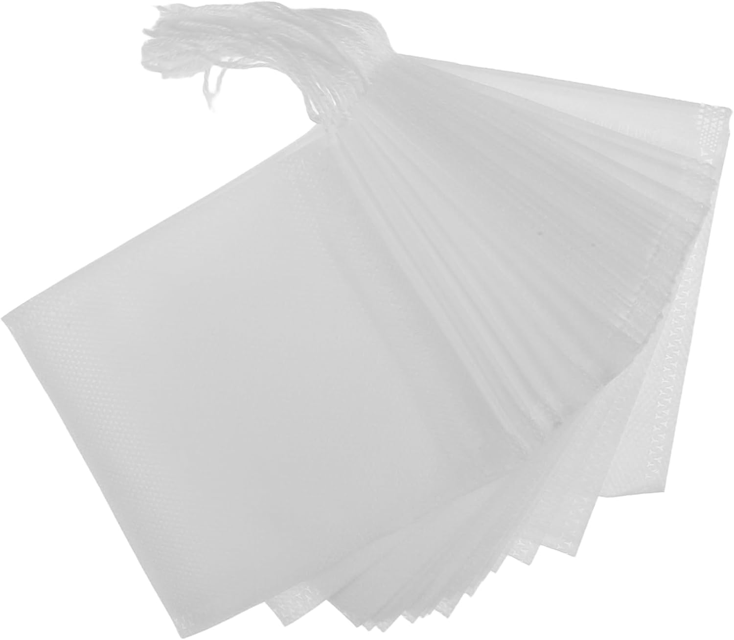 NOLITOY 100Pcs Drawstring Tea Bags for Loose Leaf Tea Small 9X10Cm Sachets for Brewing for Home and Travel image number 1