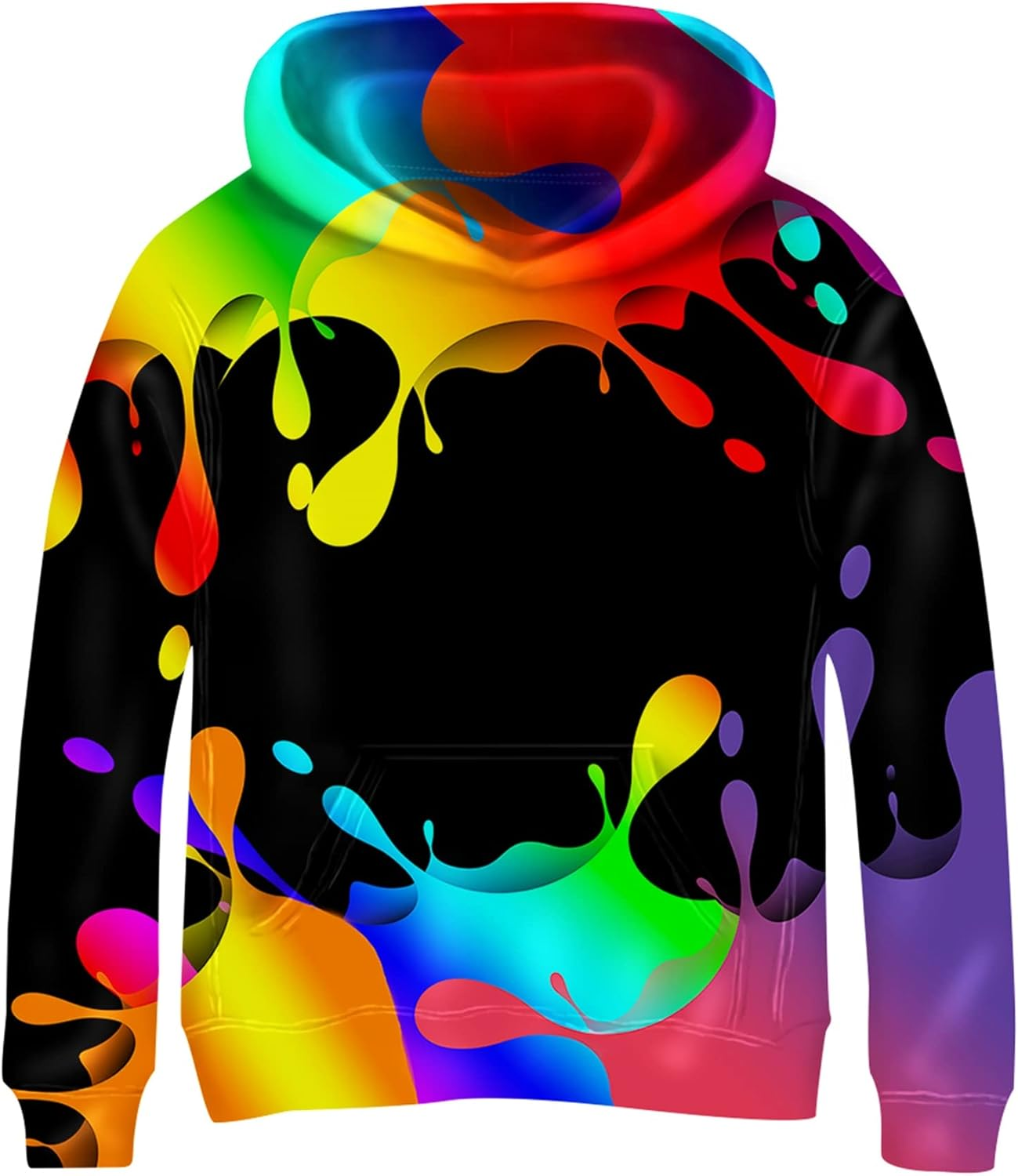 Linnhoy 3D Digital Printed Kids Hoodies for Boys and Girls Sweatshirts 6-15 Years image number 3