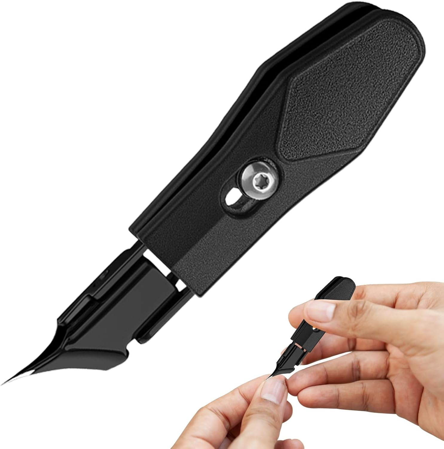 YNPQTDS Oblique Nail Clippers, Curved Toenail Clippers, Precision Cutter Remover Trimmer Grooming Tool for Seniors Professional Travel Home Pedicure Manicure