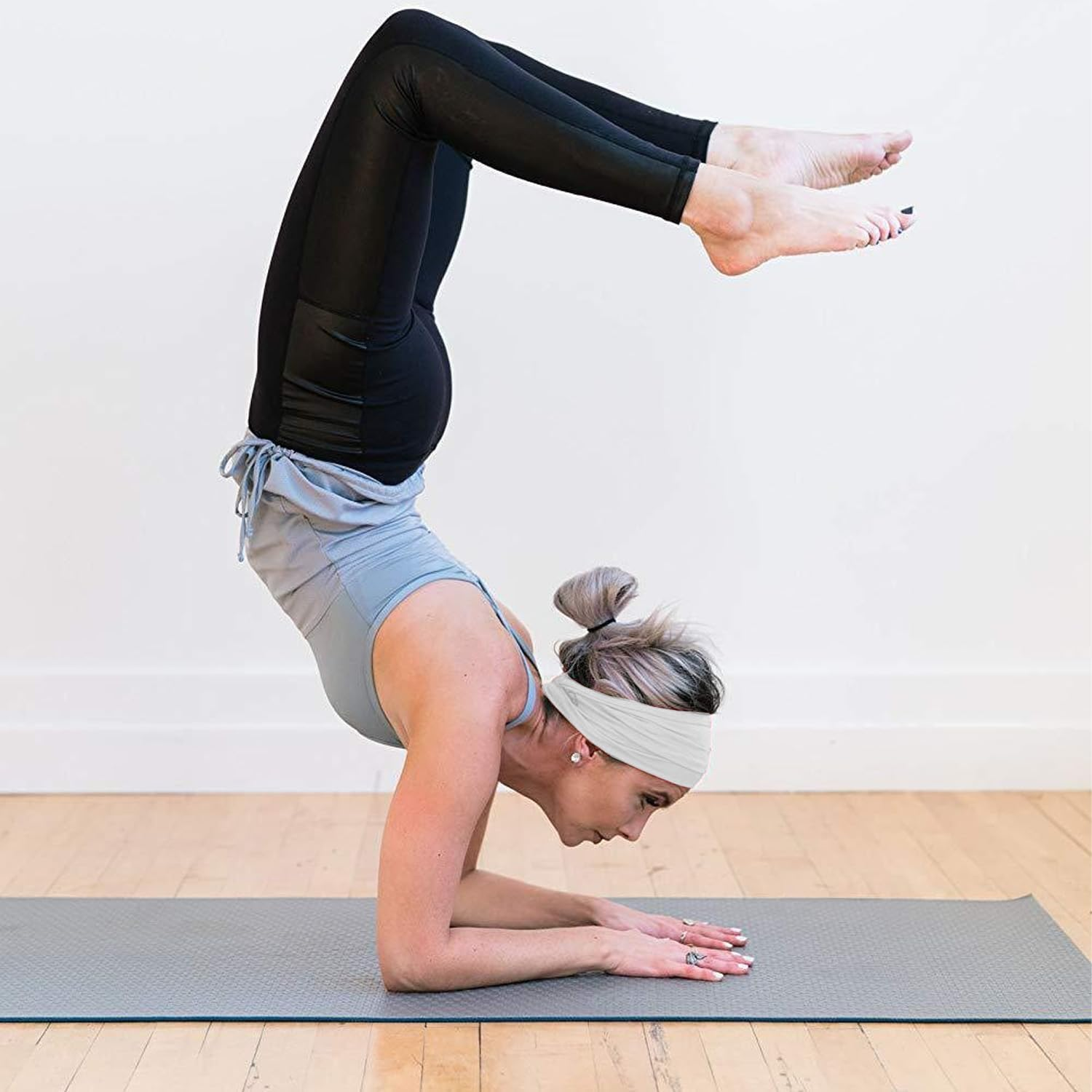 Norhogo 7 Pieces Women'S Headbands, Wide Headband, Non-Slip Hair Bands, Elastic Headband, Thin Summer Headband, Workout Yoga Exercise Headbands for Yoga, Exercise, Workout, Running, Gym, 10 Cm X 22 Cm image number 6