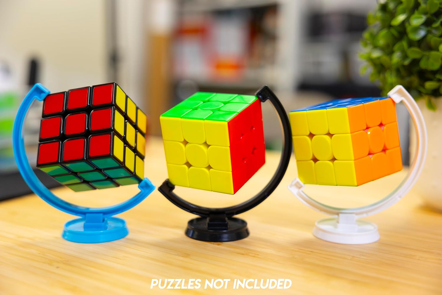 Iyallow Maru Globe Cube Stand (Black) - Black image number 2