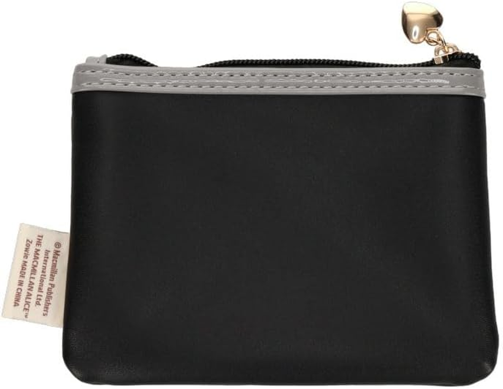 Macmillan Alice Flat Pouch Cheshire Cat Black image number 1