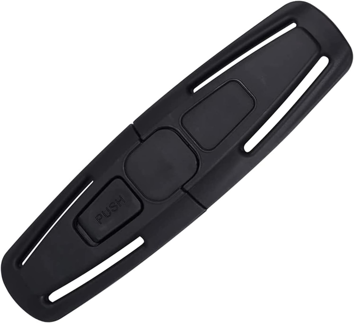 Black Universal Child Seat Chest Harness Clip and Baby Seat Safety Belt Clip Buckle Universal Replacement for Kids Trend Adjustable Guard image number 5